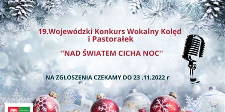 19. Wojewódzki Konkurs Wokalny Kolęd i Pastorałek „Nad światem cicha noc”