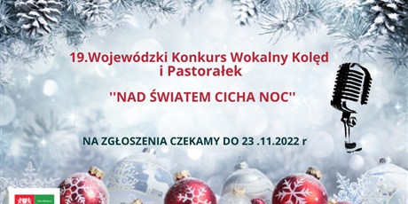 19. Wojewódzki Konkurs Wokalny Kolęd i Pastorałek „Nad światem cicha noc”